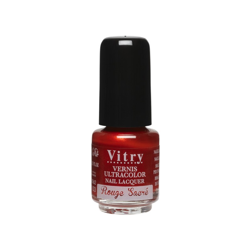 Vitry Freres Sa Mini Smalto Rouge Sacre 4ml Vitry Freres Sa Mini Smalto Rouge Sacre 4ml