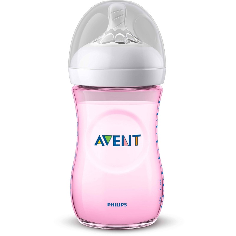 Philips Avent Biberon Natural 3,0 Rosa 260 Ml Philips Avent Biberon Natural 3,0 Rosa 260 Ml