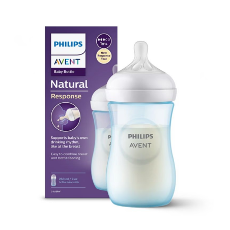 Philips Avent Biberon Natural 3,0 Blu 260 Ml Philips Avent Biberon Natural 3,0 Blu 260 Ml