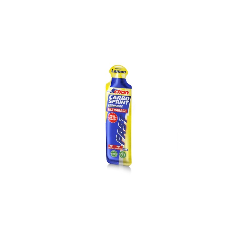 Proaction Carbo Sprint Ultra Race Gel Energetico Al Limone 60 Ml Proaction Carbo Sprint Ultra Race Gel Energetico Al Limone 60 Ml