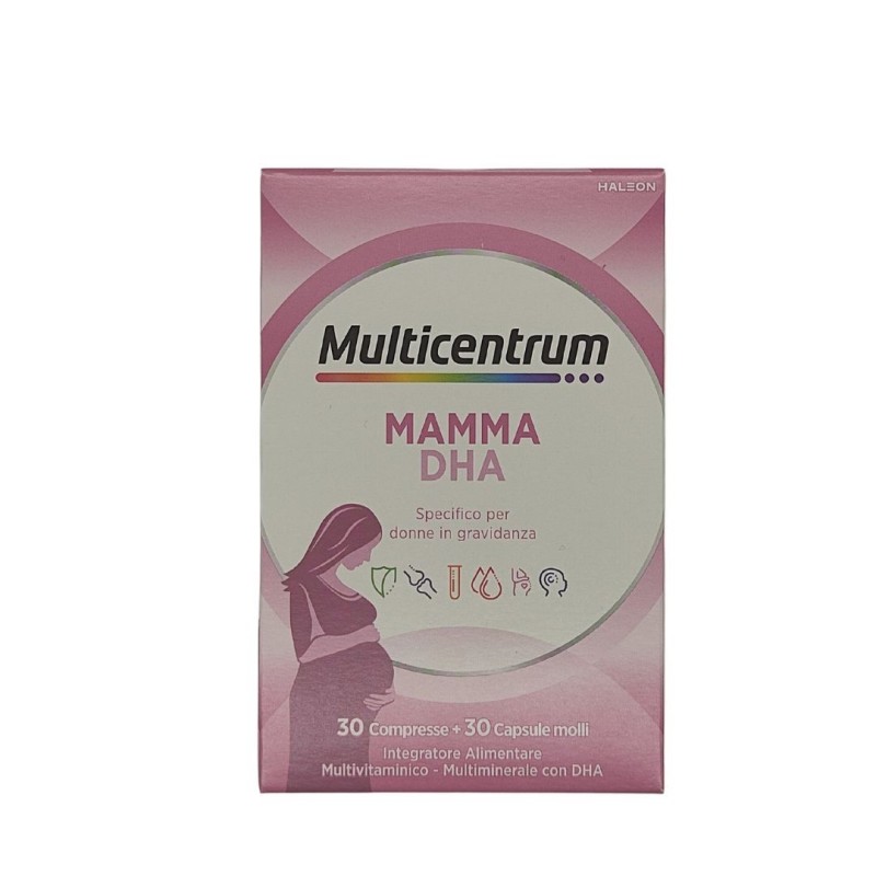 Haleon Italy Multicentrum Mamma Dha 30 Compresse + 30 Capsule Haleon Italy Multicentrum Mamma Dha 30 Compresse + 30 Capsule