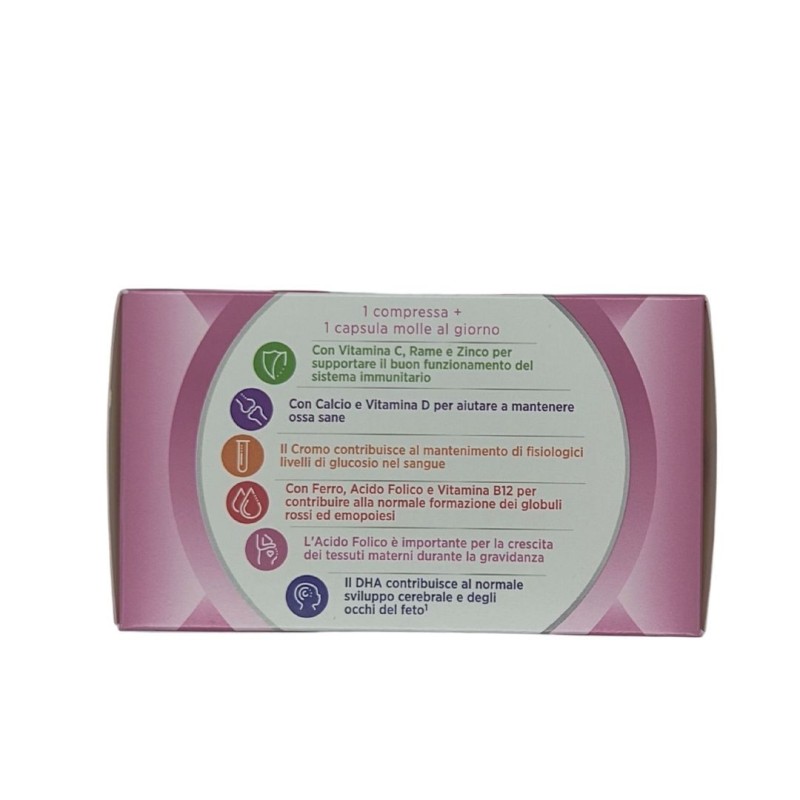 Haleon Italy Multicentrum Mamma Dha 30 Compresse + 30 Capsule Haleon Italy Multicentrum Mamma Dha 30 Compresse + 30 Capsule