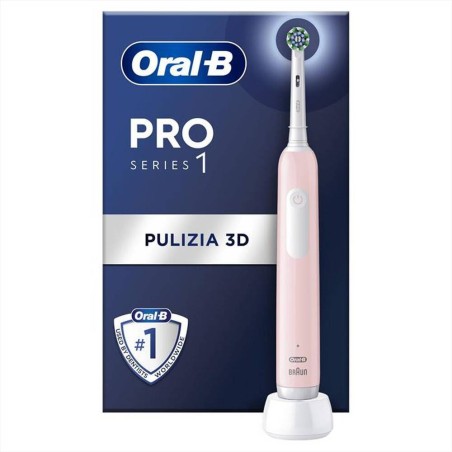 Procter & Gamble Oralb Pro 1 Rosa Spazzolino Elettrico+tc Procter & Gamble Oralb Pro 1 Rosa Spazzolino Elettrico+tc