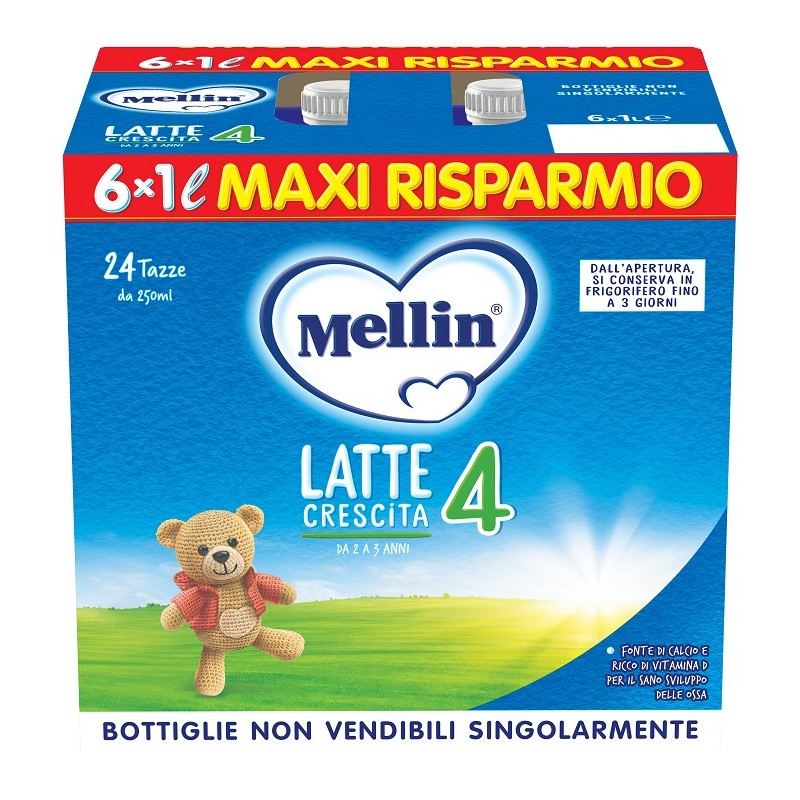Danone Nutricia Soc. Ben. Mellin 4 Latte 6x1000 Ml Danone Nutricia Soc. Ben. Mellin 4 Latte 6x1000 Ml
