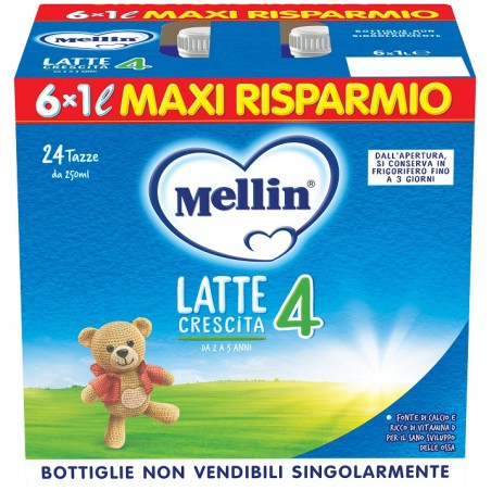Danone Nutricia Soc. Ben. Mellin 4 Latte 6x1000 Ml Danone Nutricia Soc. Ben. Mellin 4 Latte 6x1000 Ml