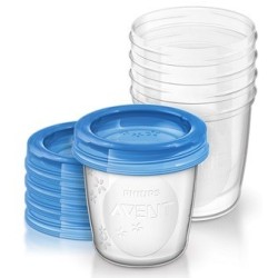 Philips Avent Vasetti Via Coperchio 180 Ml 5 Pezzi
