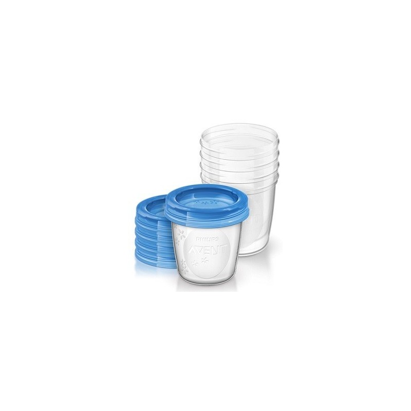 Philips Avent Vasetti Via Coperchio 180 Ml 5 Pezzi Philips Avent Vasetti Via Coperchio 180 Ml 5 Pezzi