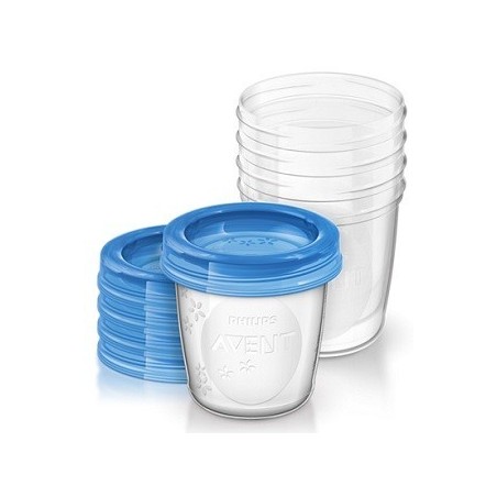 Philips Avent Vasetti Via Coperchio 180 Ml 5 Pezzi Philips Avent Vasetti Via Coperchio 180 Ml 5 Pezzi