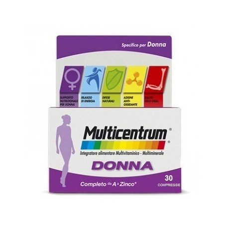 Haleon Italy Multicentrum Donna 30 Compresse Haleon Italy Multicentrum Donna 30 Compresse