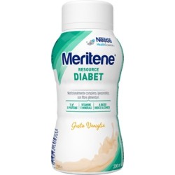 Nestle' It. Meritene Resource Diabet Vaniglia Alimento Iperproteico 28 Vitamine E Minerali 200 Ml