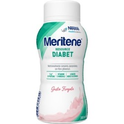 Nestle' It. Meritene Resource Diabet Fragola Alimento Iperproteico 28 Vitamine E Minerali 200 Ml