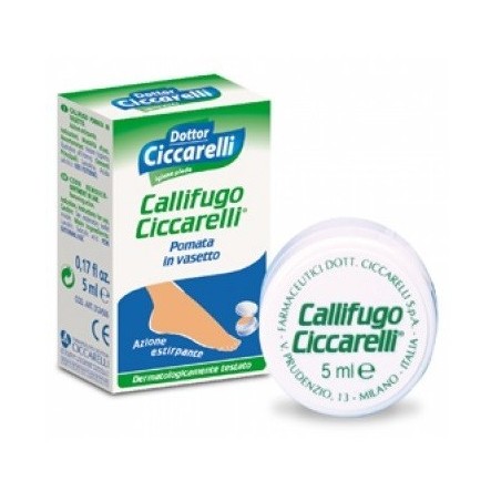 Ciccarelli Callifugo In Pomata Per Estirpare Calli Igienepiede Confezione In Vaso Da 5ml Ciccarelli Callifugo In Pomata Per Estirpare Calli Igienepiede Confezione In Vaso Da 5ml