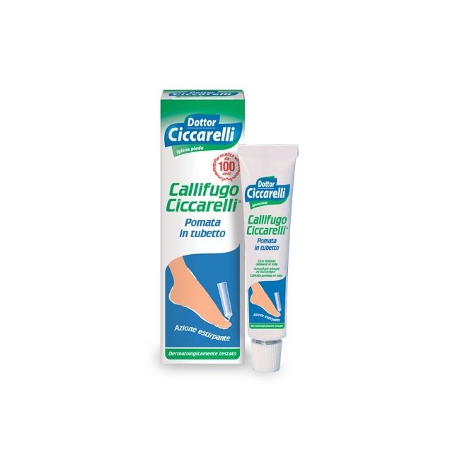 Ciccarelli Callifugo In Pomata Per Estirpare Calli Igienepiede Confezione In Tubo Da 5ml Ciccarelli Callifugo In Pomata Per Estirpare Calli Igienepiede Confezione In Tubo Da 5ml