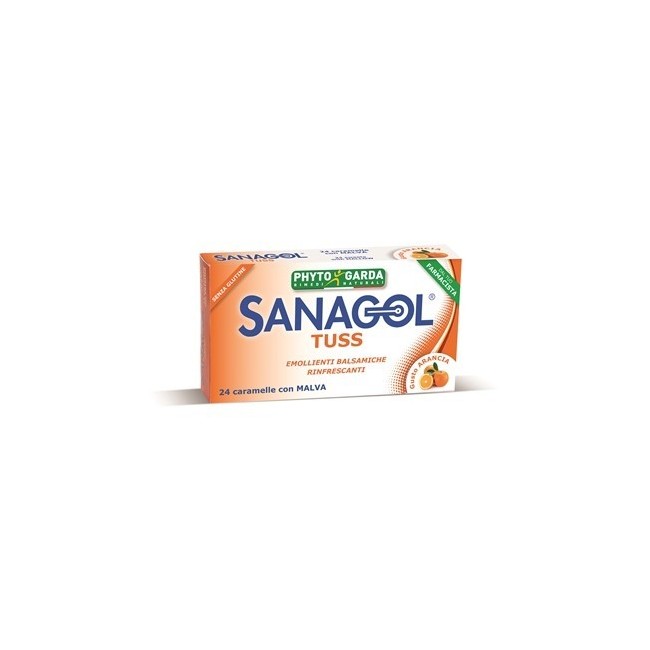 Named Sanagol Tussis Arancia 24 Caramelle