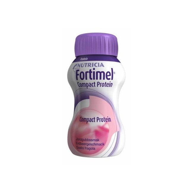 Danone Fortimel Compact Protein Fragola 4 Bottiglie 125 Ml Danone Fortimel Compact Protein Fragola 4 Bottiglie 125 Ml