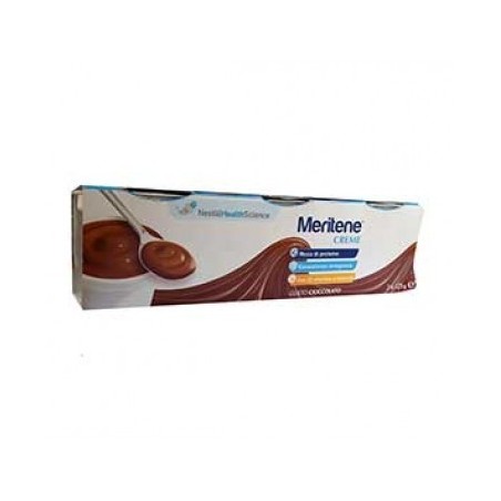 Nestlè Meritene Crema Cioccolato 3 Vasetti X 125 G