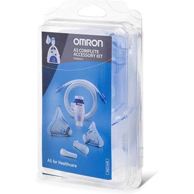 Corman Omron A3 Complete Kit Ricambio Ampolla Regolabile + Tubo + Mascherina Pediatrica + Mascherina Adulti + Forcelle Nasali + Corman Omron A3 Complete Kit Ricambio Ampolla Regolabile + Tubo + Mascherina Pediatrica + Mascherina Adulti + Forcelle Nasali +