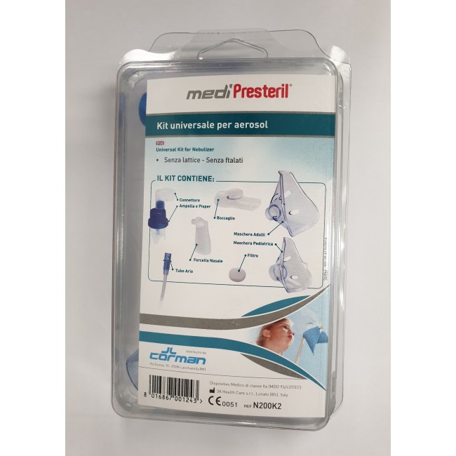 Corman Kit Nebulizzazione Medipresteril Universale Corman Kit Nebulizzazione Medipresteril Universale