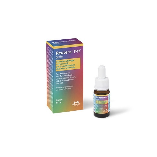Nbf Lanes Reuteral Pet Gatto Gocce 10 Ml