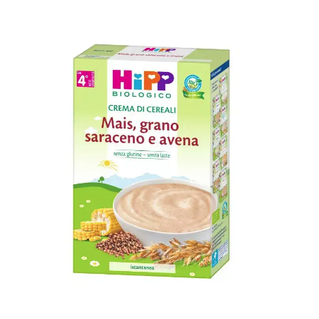 Hipp Crema Cereali Mais Grano Saraceno 200 G