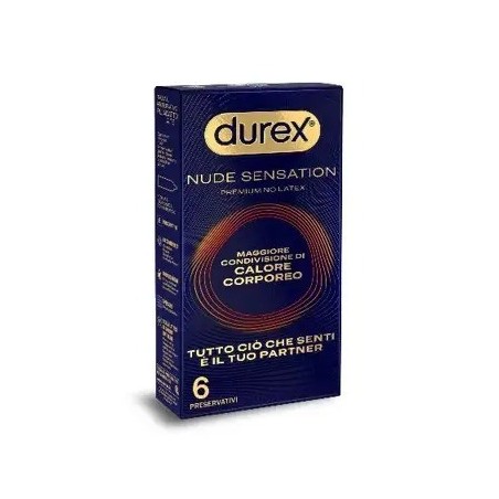Reckitt Benckiser Durex Nude Sensation 6pz Reckitt Benckiser Durex Nude Sensation 6pz