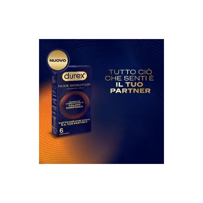 Reckitt Benckiser Durex Nude Sensation 6pz Reckitt Benckiser Durex Nude Sensation 6pz