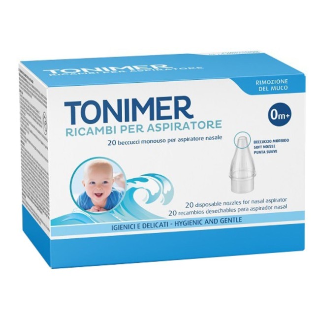 Istituto Ganassini Ricambi Aspiratore Nasale Tonimer 20 Pezzi Istituto Ganassini Ricambi Aspiratore Nasale Tonimer 20 Pezzi