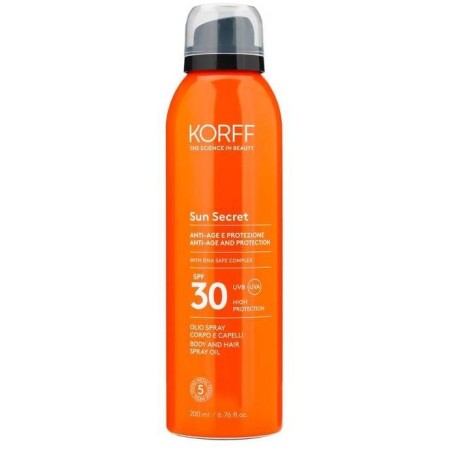 Korff Sun Secret Olio Spray Corpo/capelli Spf30
