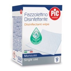 Pikdare Pic Solution Fazzolettini Disinfettanti 12 Pezzi