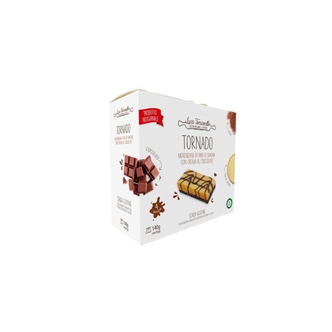 Tomasello Luca Tornado Merendina Al Cioccolato 140 G