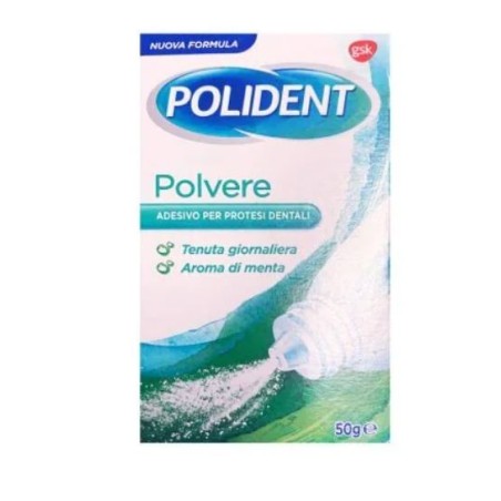 Haleon Polident Polvere Menta 50 G Haleon Polident Polvere Menta 50 G