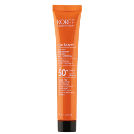 Korff Sun Secret Fluido 02 Dark Spf50+ 50 Ml Korff Sun Secret Fluido 02 Dark Spf50+ 50 Ml