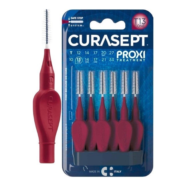 Curasept Proxi T13 Cone Bordeaux 6 Pezzi