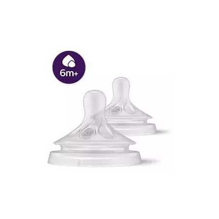 Philips Avent Tettarella Natural 3,0 Liq Den 2 Pezzi Philips Avent Tettarella Natural 3,0 Liq Den 2 Pezzi