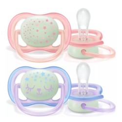 Philips Succhietto Avent Ultra Air Night Time 0-6m Libellula/dreams