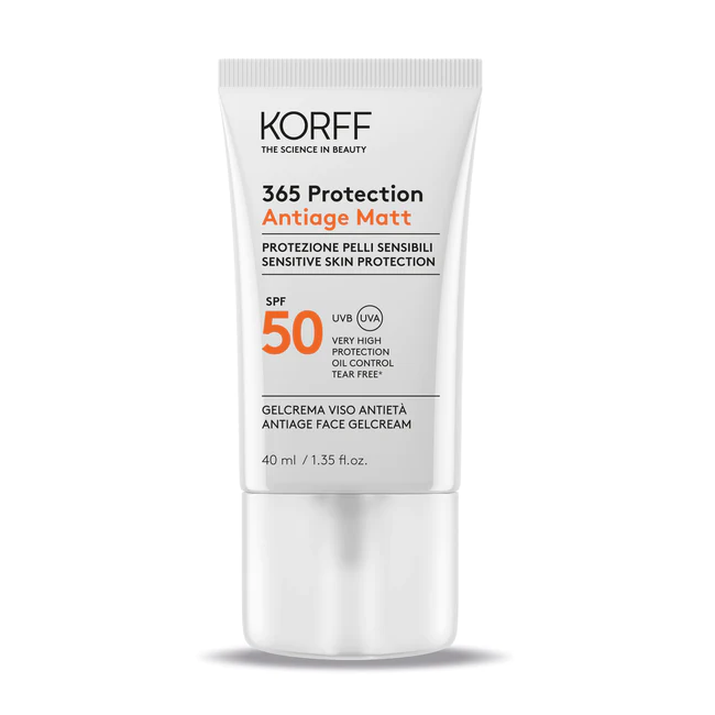 Korff 365 Protection Antiage Matt Spf50+ Gel Crema Viso 40 Ml Korff 365 Protection Antiage Matt Spf50+ Gel Crema Viso 40 Ml