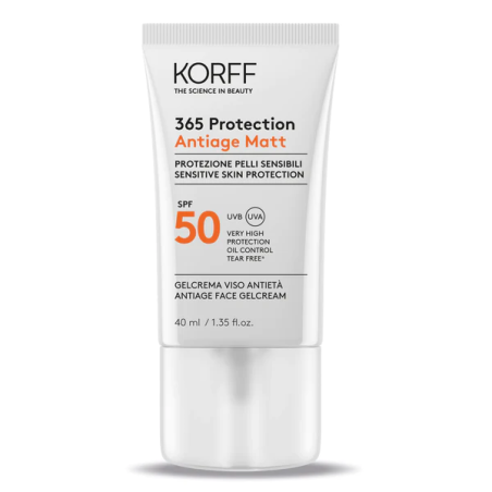 Korff 365 Protection Antiage Matt Spf50+ Gel Crema Viso 40 Ml Korff 365 Protection Antiage Matt Spf50+ Gel Crema Viso 40 Ml