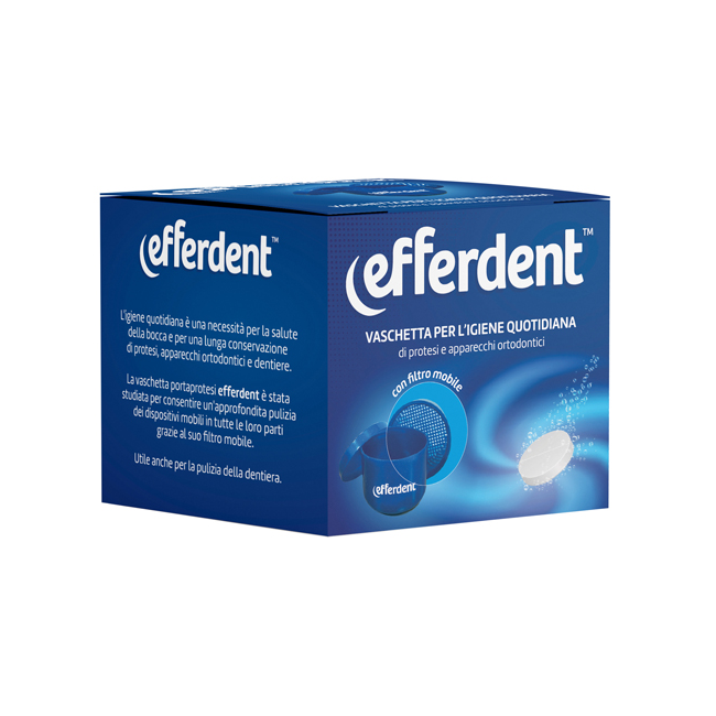 Vim G. Ottaviani Efferdent Vaschetta Portaprotesi Vim G. Ottaviani Efferdent Vaschetta Portaprotesi