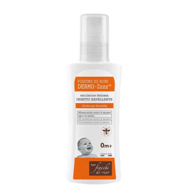 Artsana Fiocchi Di Riso Dermo Zzzz Emulsione Delicata Repellente 0 Mesi + 100 Ml Artsana Fiocchi Di Riso Dermo Zzzz Emulsione Delicata Repellente 0 Mesi + 100 Ml
