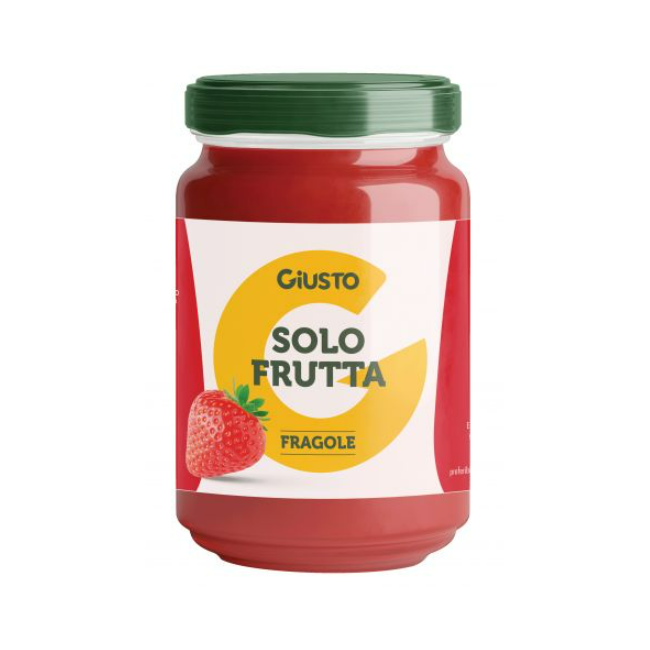 Farmafood Giusto Solo Frutta Confettura Fragole 220 G Farmafood Giusto Solo Frutta Confettura Fragole 220 G
