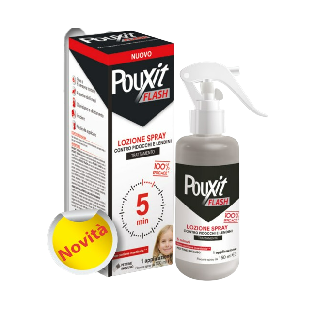 Cooper Consumer Health It Pouxit Flash Vegetal Lozione Pidocchi E Lendini 100 Ml Con Pettine