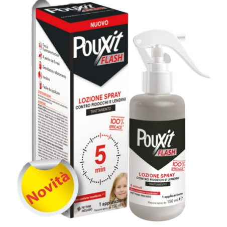 Cooper Consumer Health It Pouxit Flash Vegetal Lozione Pidocchi E Lendini 100 Ml Con Pettine