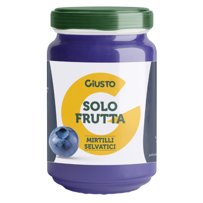 Farmafood Giusto Solo Frutta Confettura Mirtilli Selvatici 220 G Farmafood Giusto Solo Frutta Confettura Mirtilli Selvatici 220 G