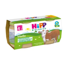 Hipp Bio Omogeneizzato Vitello 2 Pezzi Da 80 G