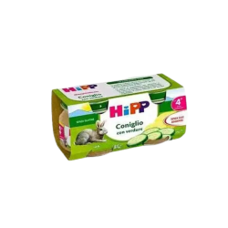 Hipp Omogeneizzato Coniglio Con Patate 2 Pezzi Da 80 G