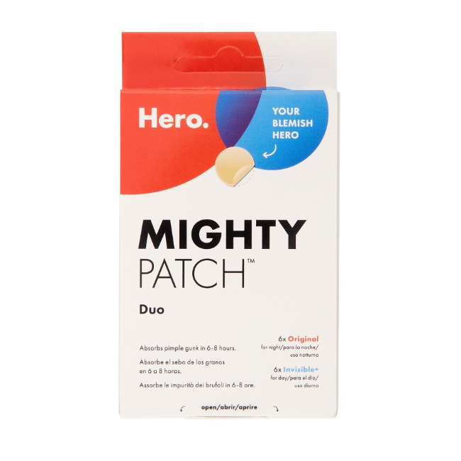 Miti Cerotto Idrocolloidale Antiacne Hero Mighty Patch Duo Original 6 Pezzi + Invisible 6 Pezzi