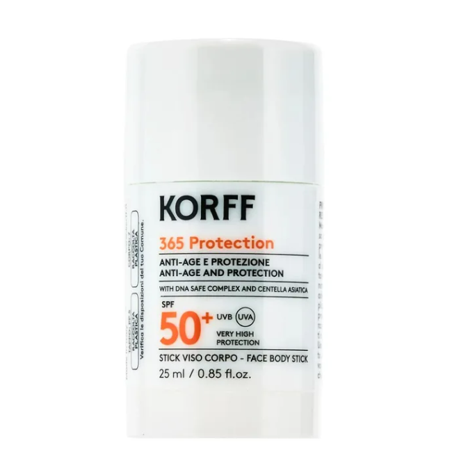 Korff 365 Protection Stick Viso Labbra Spf50+ 25 Ml Korff 365 Protection Stick Viso Labbra Spf50+ 25 Ml