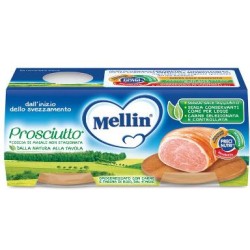 Danone Mellin Omogeneizzato Prosciutto 2 X 120 G