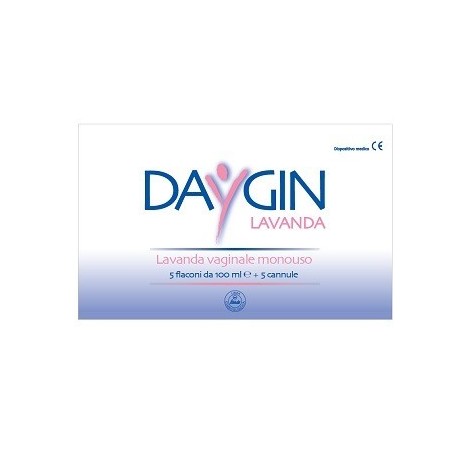 Istituto Chimico Internazionale Rende Daygin Lavanda Vaginale 5 Flaconi Da 100 Ml + 5 Cannule