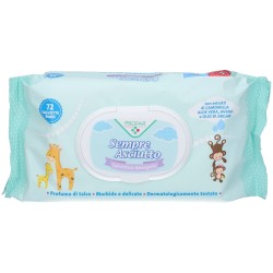 Federfarma. Co Salviettine Umidificate Sempre Asciutto 72 Pezzi Profar